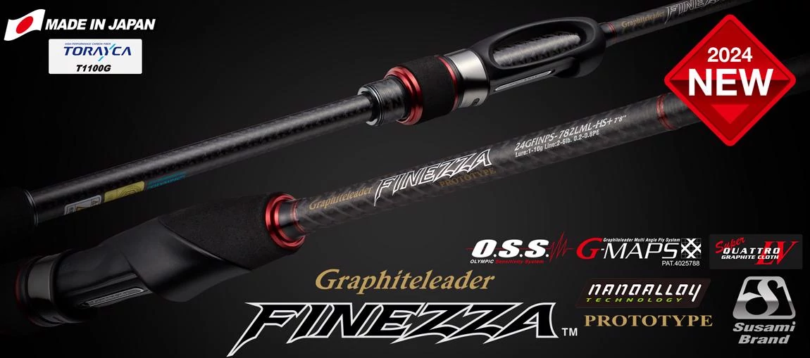 Graphiteleader FINEZZA PROTOTYPE 24GFINPS-842ML-T R-FAST 2.54m 3-15gr Medium Light horgászbot