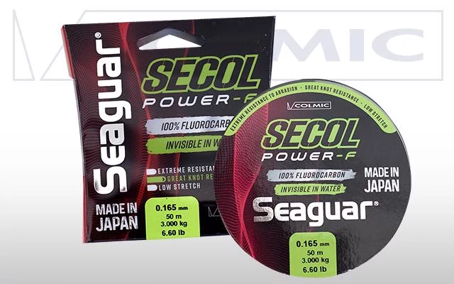 COLMIC SEAGUAR SECOL POWER-F FLUOROCARBON 50m 0.128mm