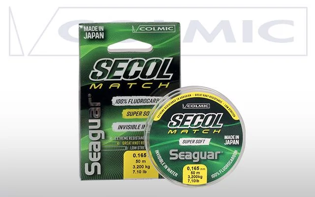 SEAGUAR SECOL MATCH FLUOROCARBON 50m 0.148mm