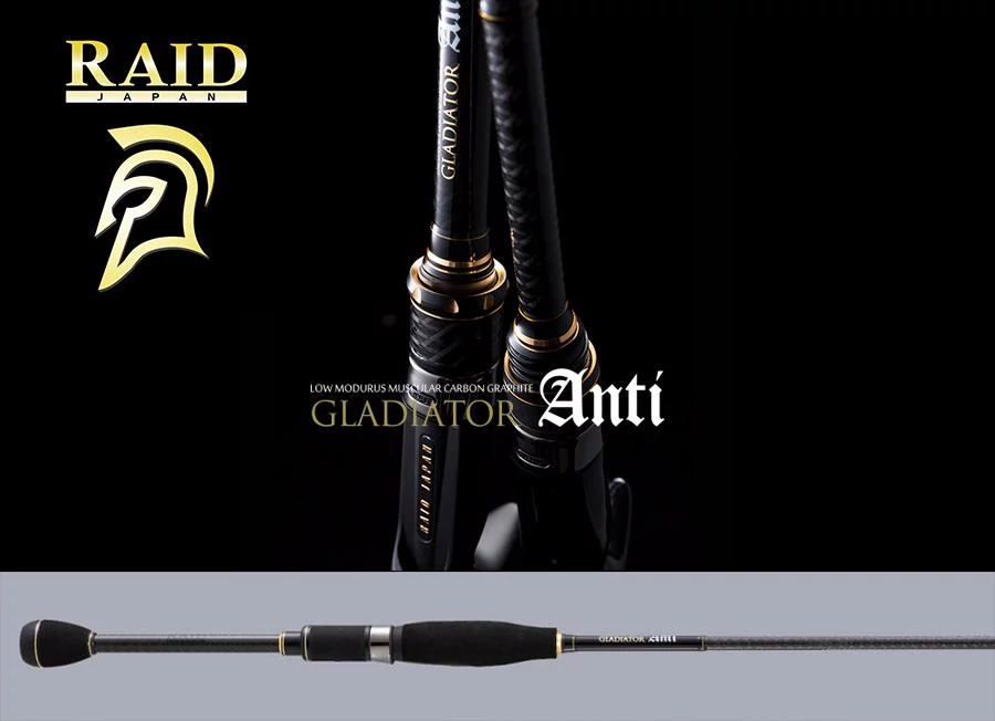 RAID GLADIATOR ANTI GA-65MS SPIN BORDER 195cm 10.5gr horgászbot