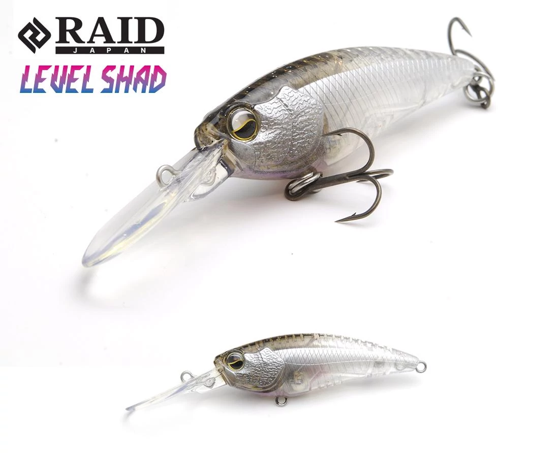 RAID LEVEL SHAD 50.3mm 4.3gr Su 030 Real Ginkuro