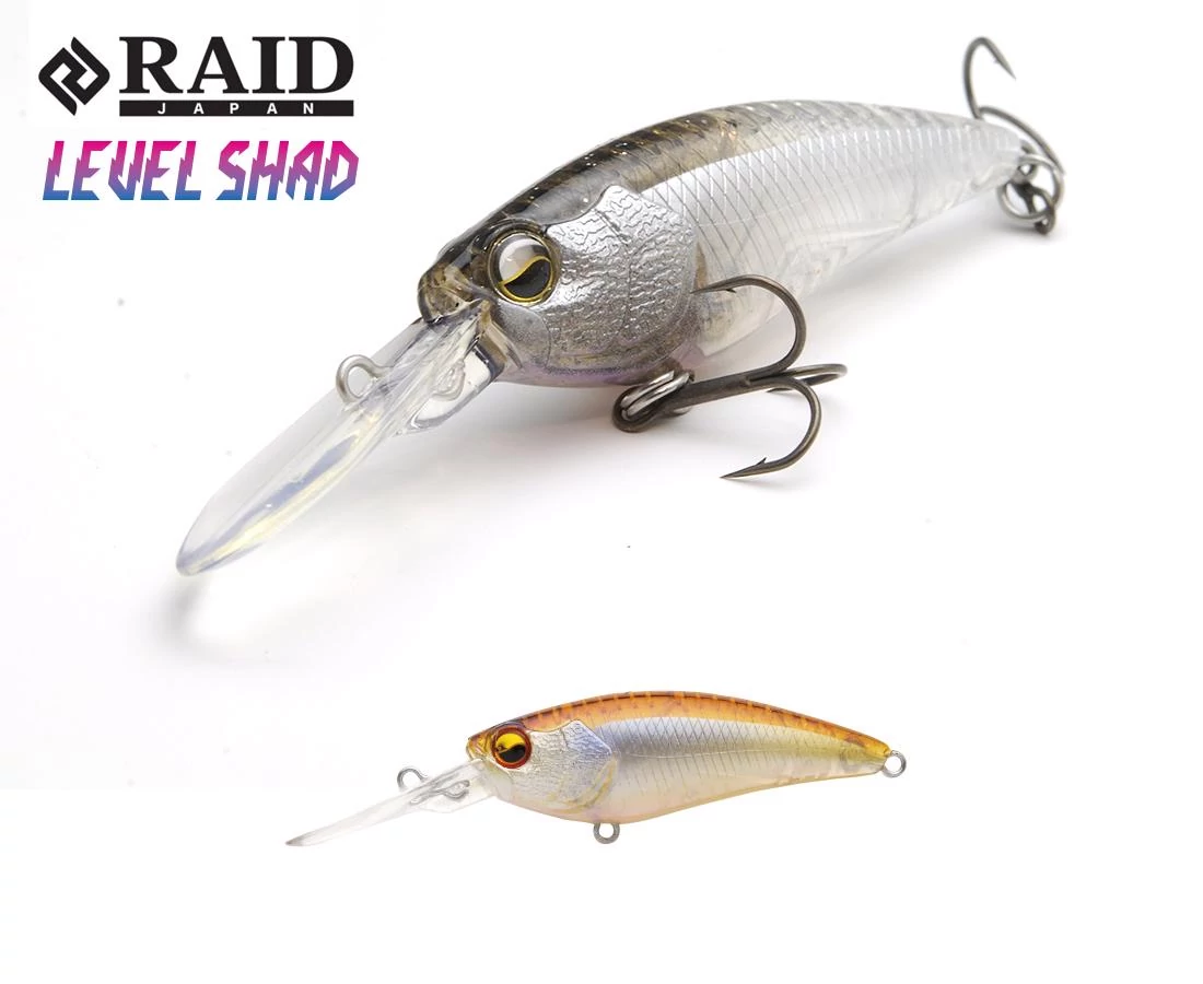 RAID LEVEL SHAD 50.3mm 4.3gr Su 010 Jewel Wakasagi