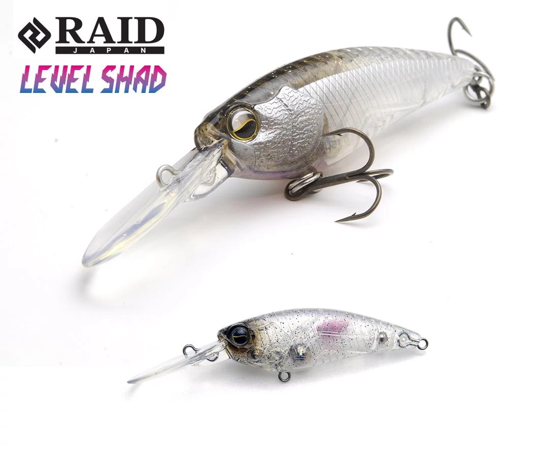 RAID LEVEL SHAD 50.3mm 4.3gr Su 026 Salt & Pepper