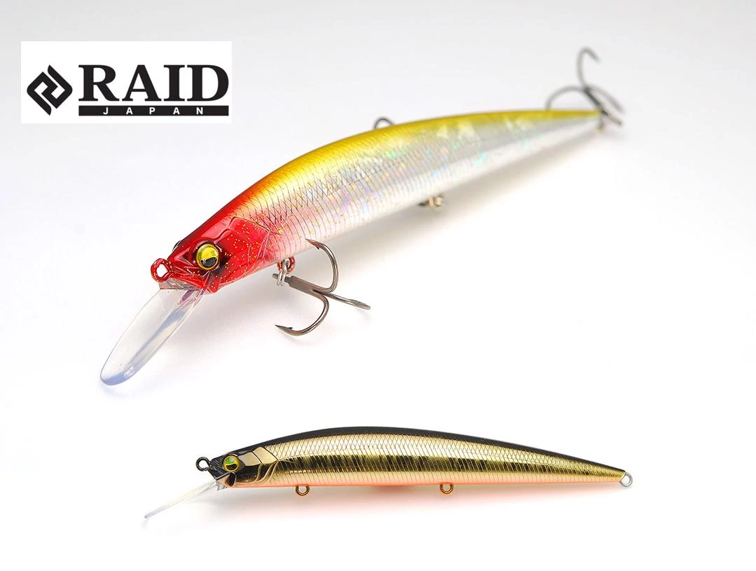 RAID LEVEL MINNOW PLUS 125mm 14gr 004 Real Kinkuro