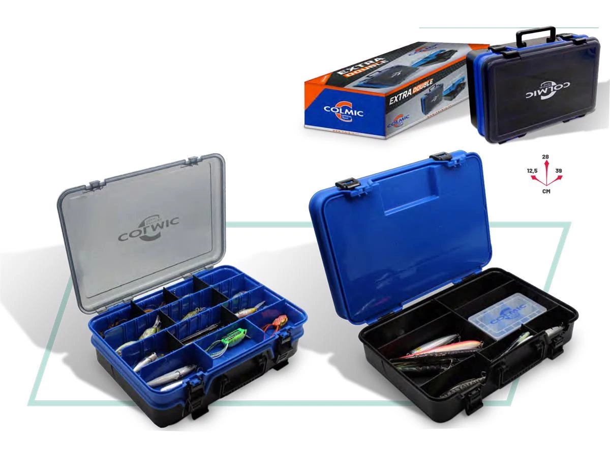 COLMIC EXTRA DOUBLE LURE CASE DOBOZ 39*12.5*20cm