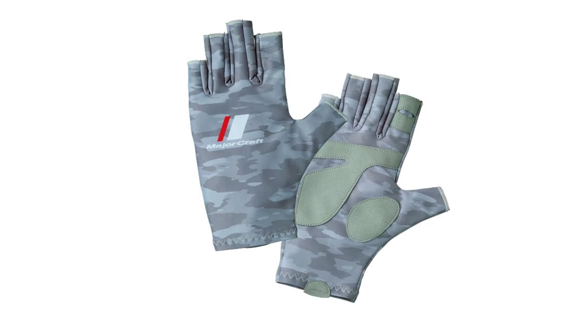 MAJOR CRAFT UV-CUT GLOVE NYÁRI UV KESZTYŰ L Light Gray Camo