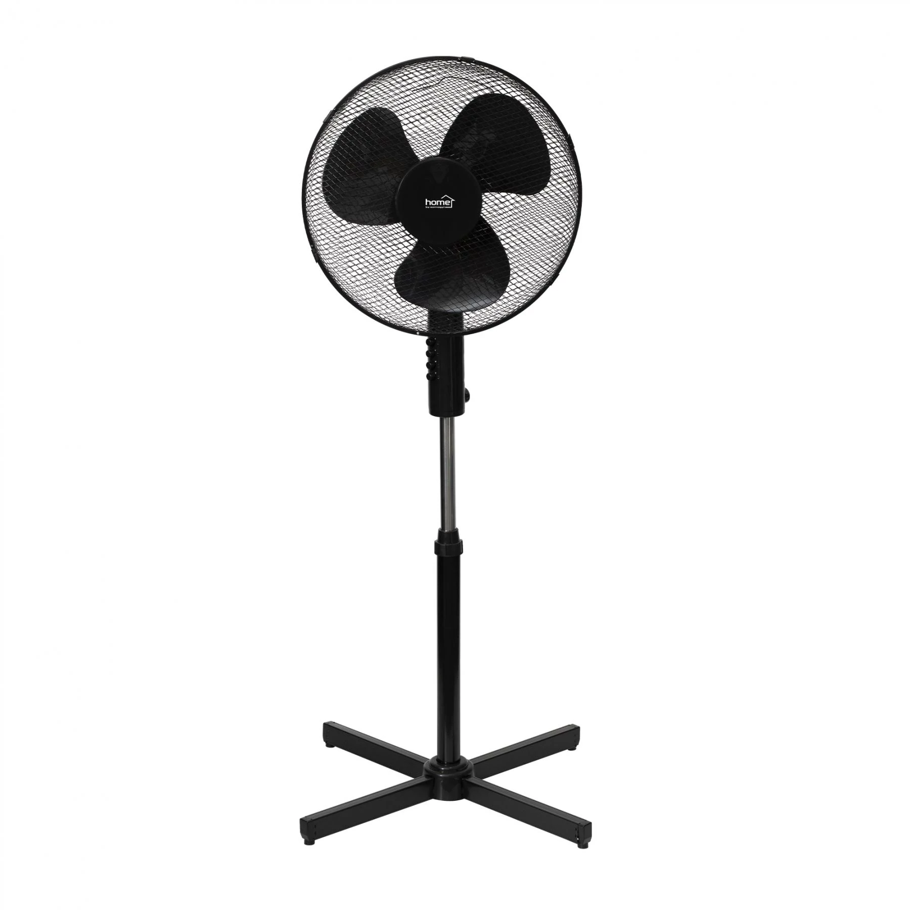 HOME Álló ventilátor, 40cm, 45 W, fekete (SF 43 BK)[SG]