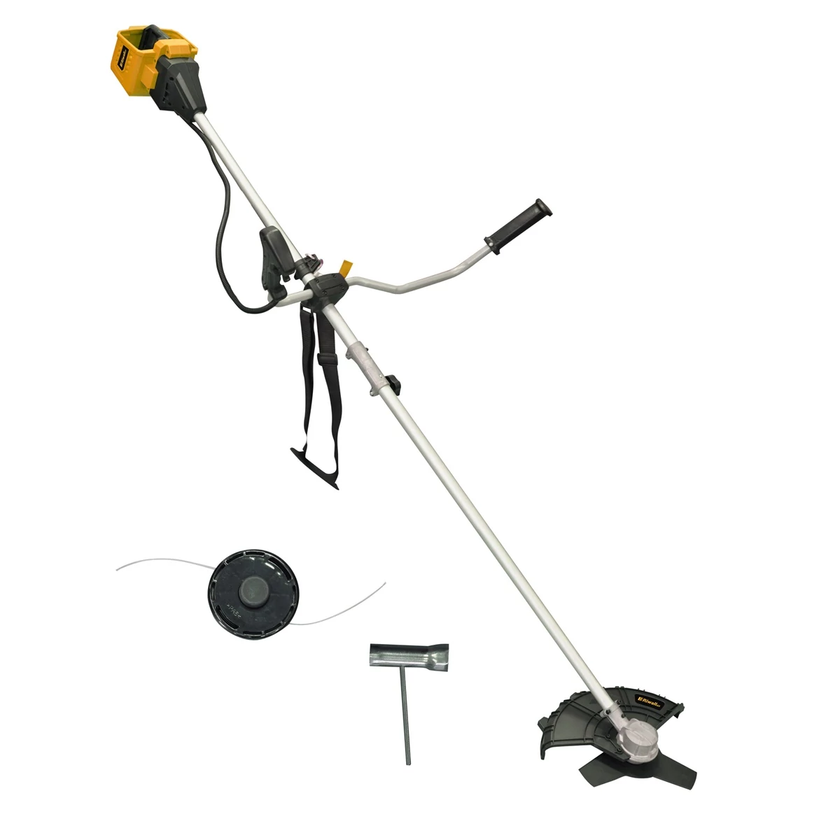 Riwall PRO RABC 2620i SET - akkus fűkasza 40 V (2 x 20 V), 2 az 1-ben (akku és töltő nélkül)(AB41E2401014B_bare)