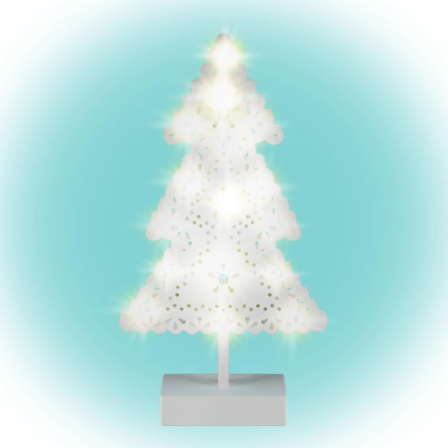 HOME LED-es karácsonyfa asztal dísz (KAD 19 PINE)[SG]