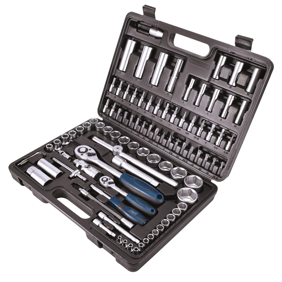 Scheppach TB 94 TB 94 - szerszámos koffer szerszámokkal, 94 részes (5909308900)