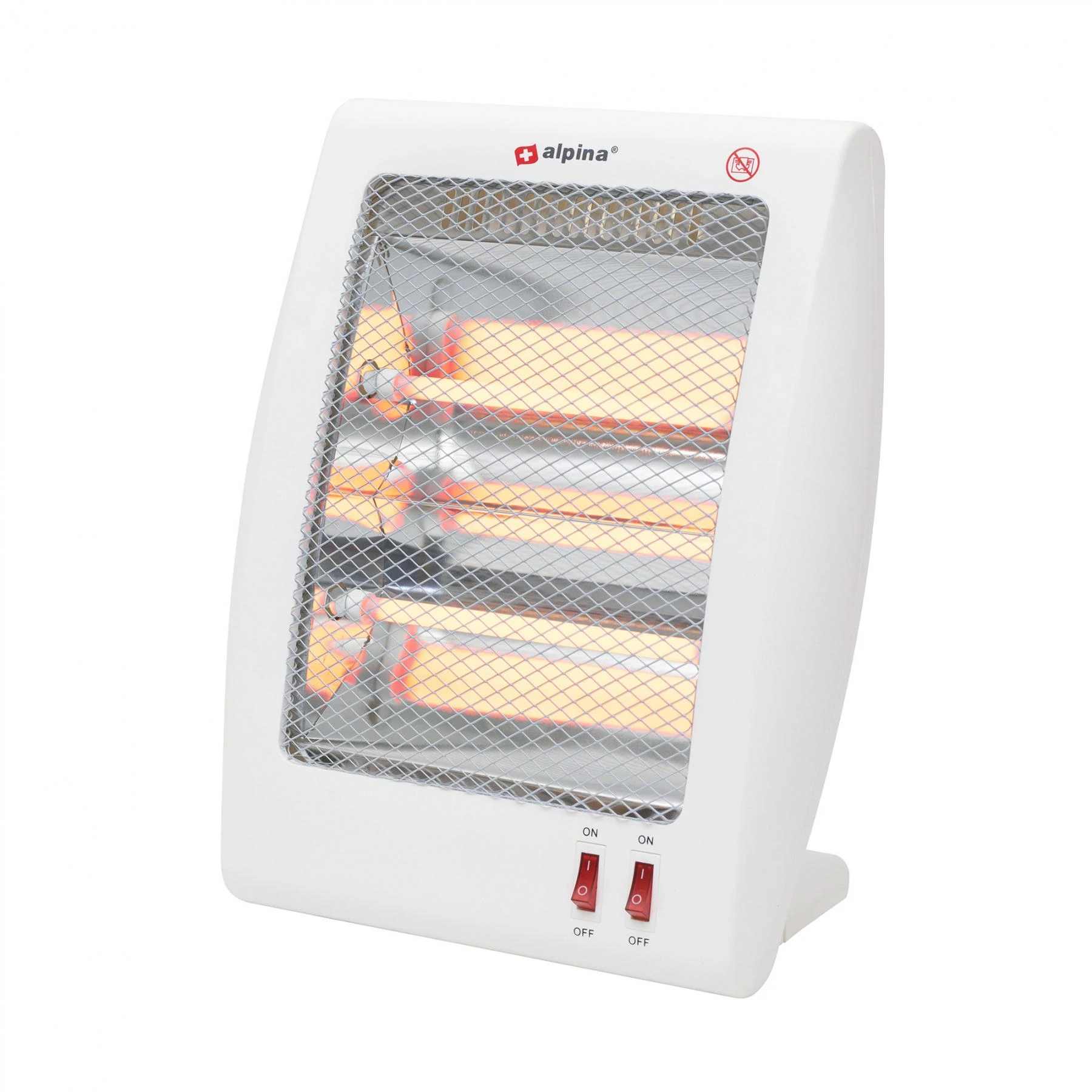 EDCO Halogén fűtőtest, álló, max. 800 W, Alpina (EDC 8241)[SG]