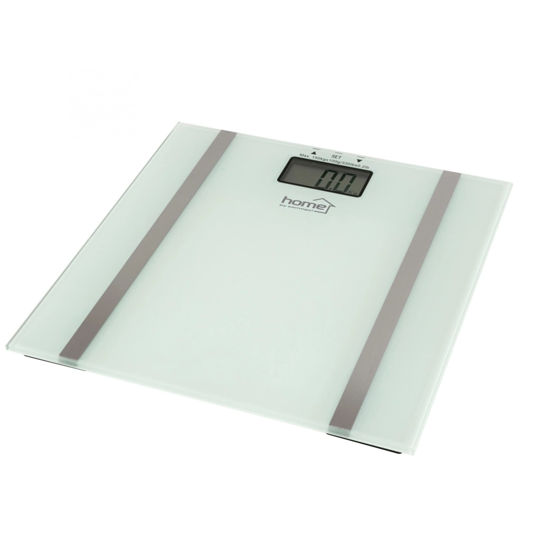 HOME Fürdőszobai mérleg, testzsírmérő, max 150 kg (HG FMZ 10)[SG]