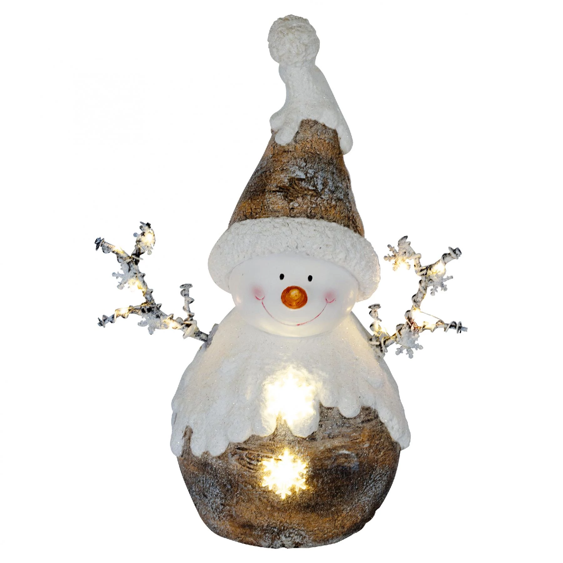 HOME LED-es kerámia figura, Hóember (KDC 29)[SG]