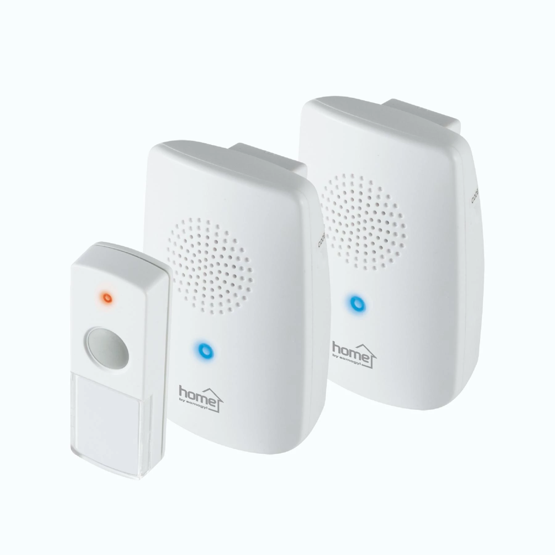 HOME Vez.n. csengő szett, 2 csengő, 1 nyomógomb, 100m, övcsipesz (DBS 1001DC)[SG]