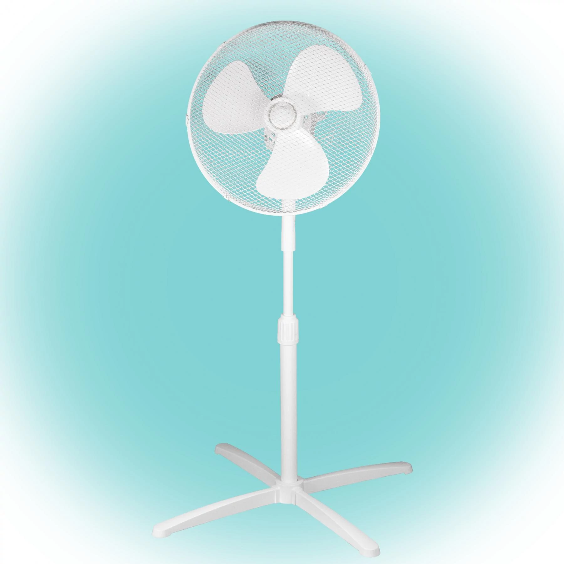 HOME Állványos ventilátor, fehér, 40 cm, 45 W (SF 40 WH/M)[SG]