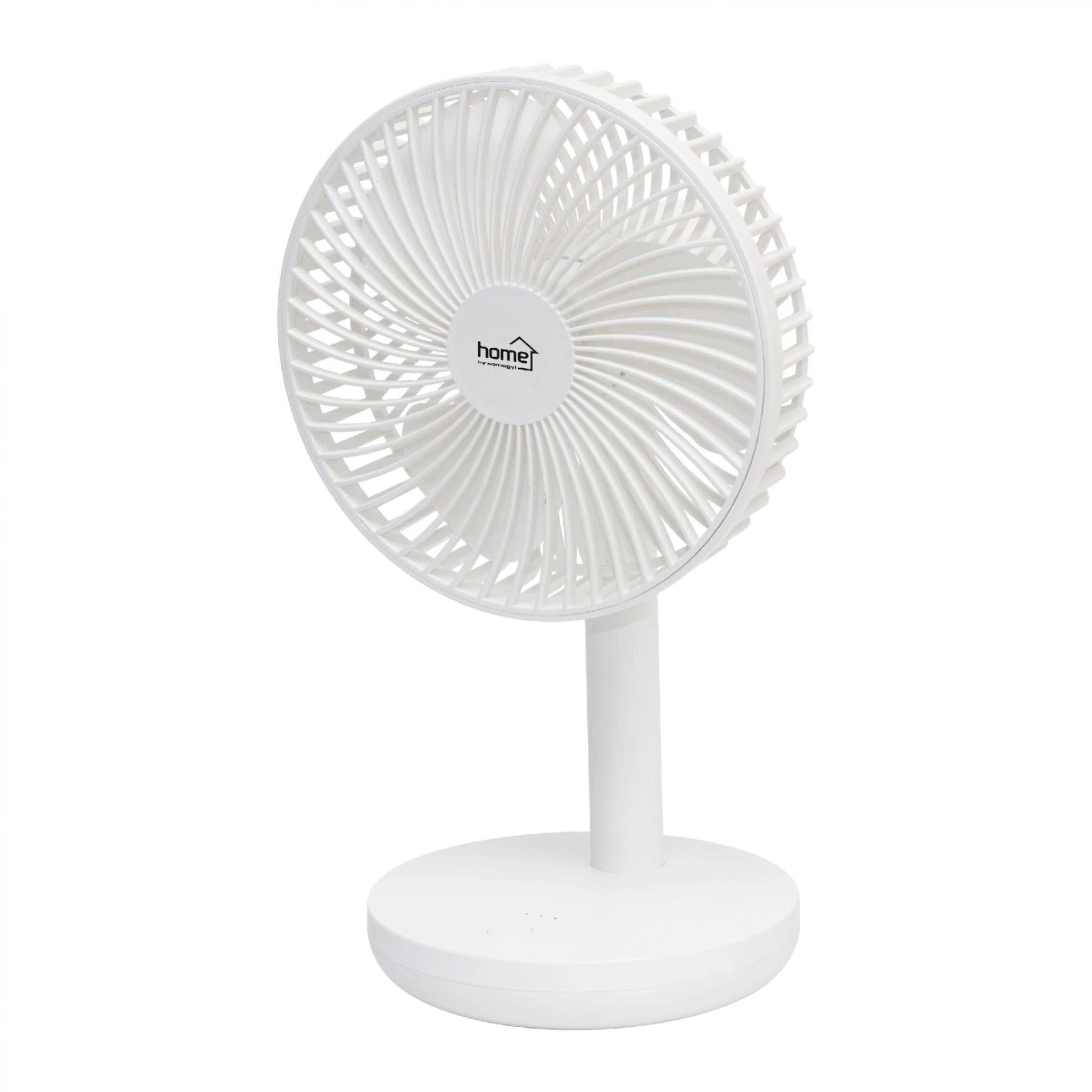 HOME Asztali, akkumulátoros ventilátor, 14 cm, fehér (TF 14B)[SG]