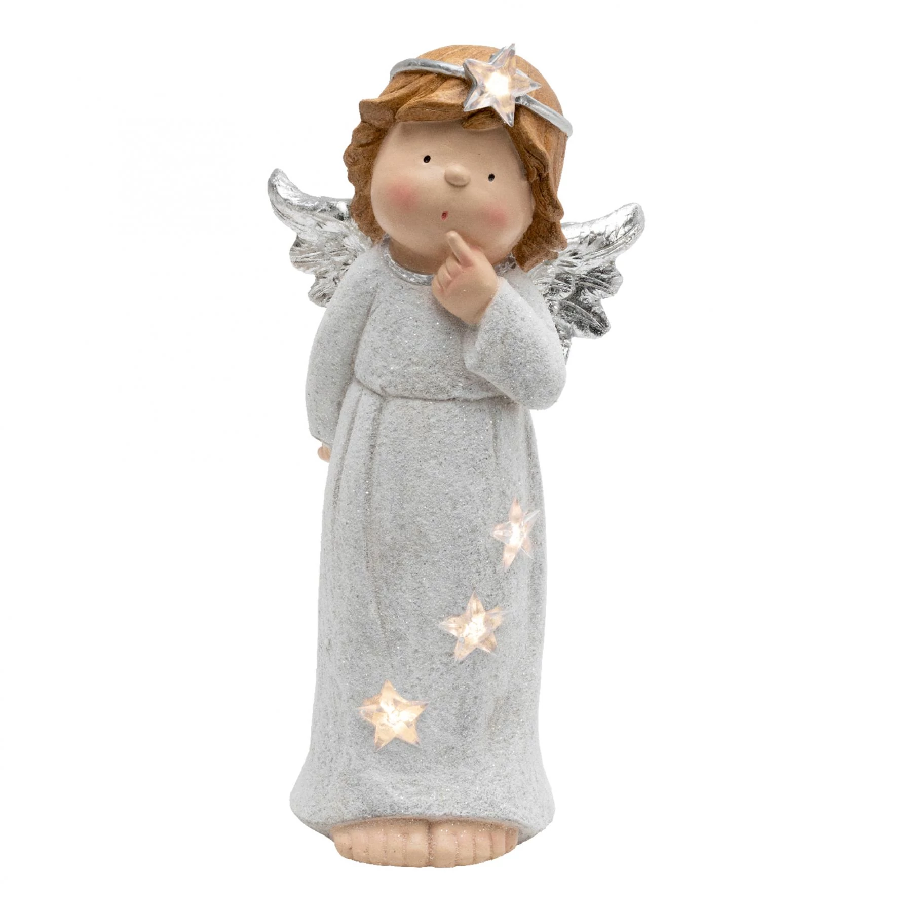 HOME Kerámia figura, angyal (KDC 52)[SG]